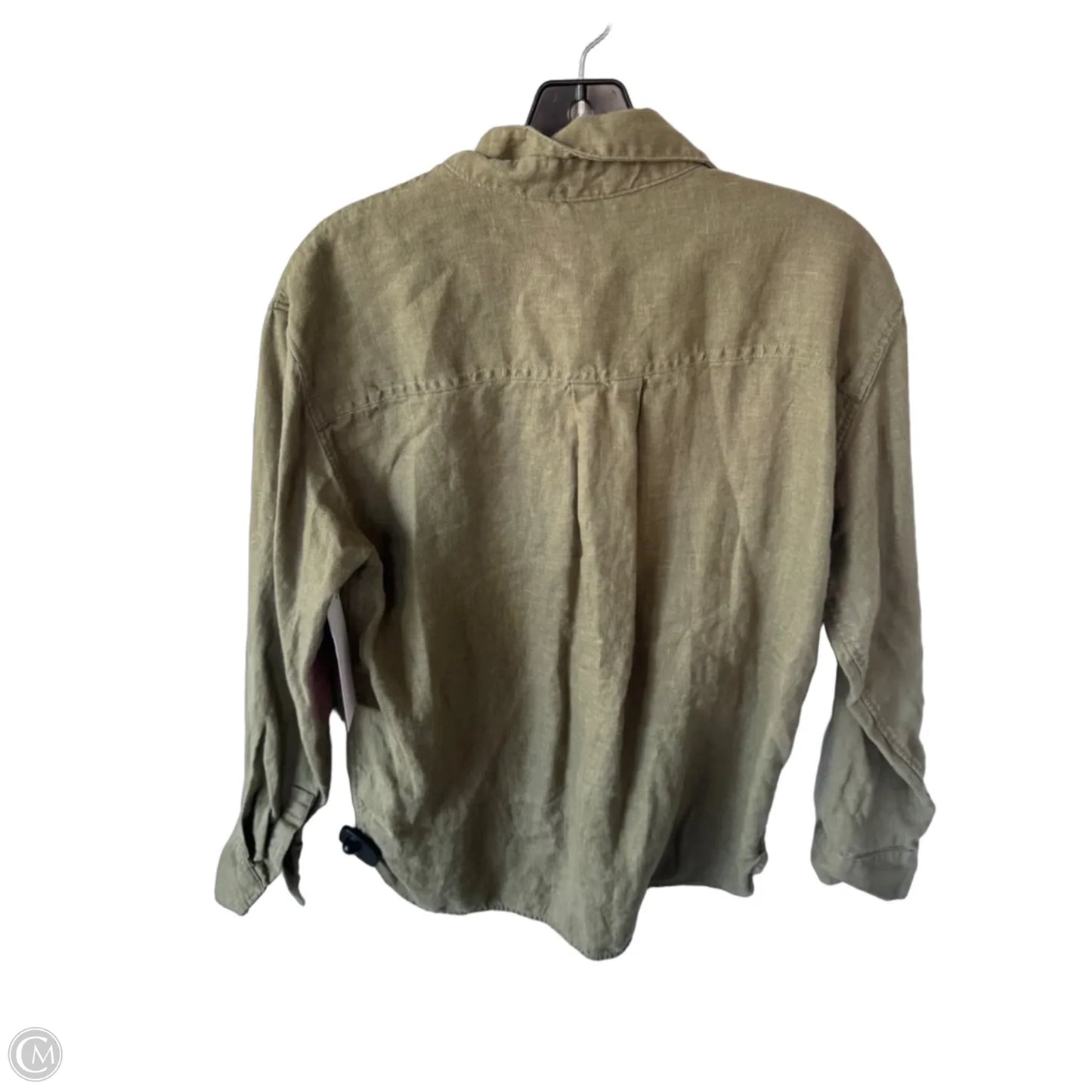 Top Long Sleeve By Athleta In Green, Size: S