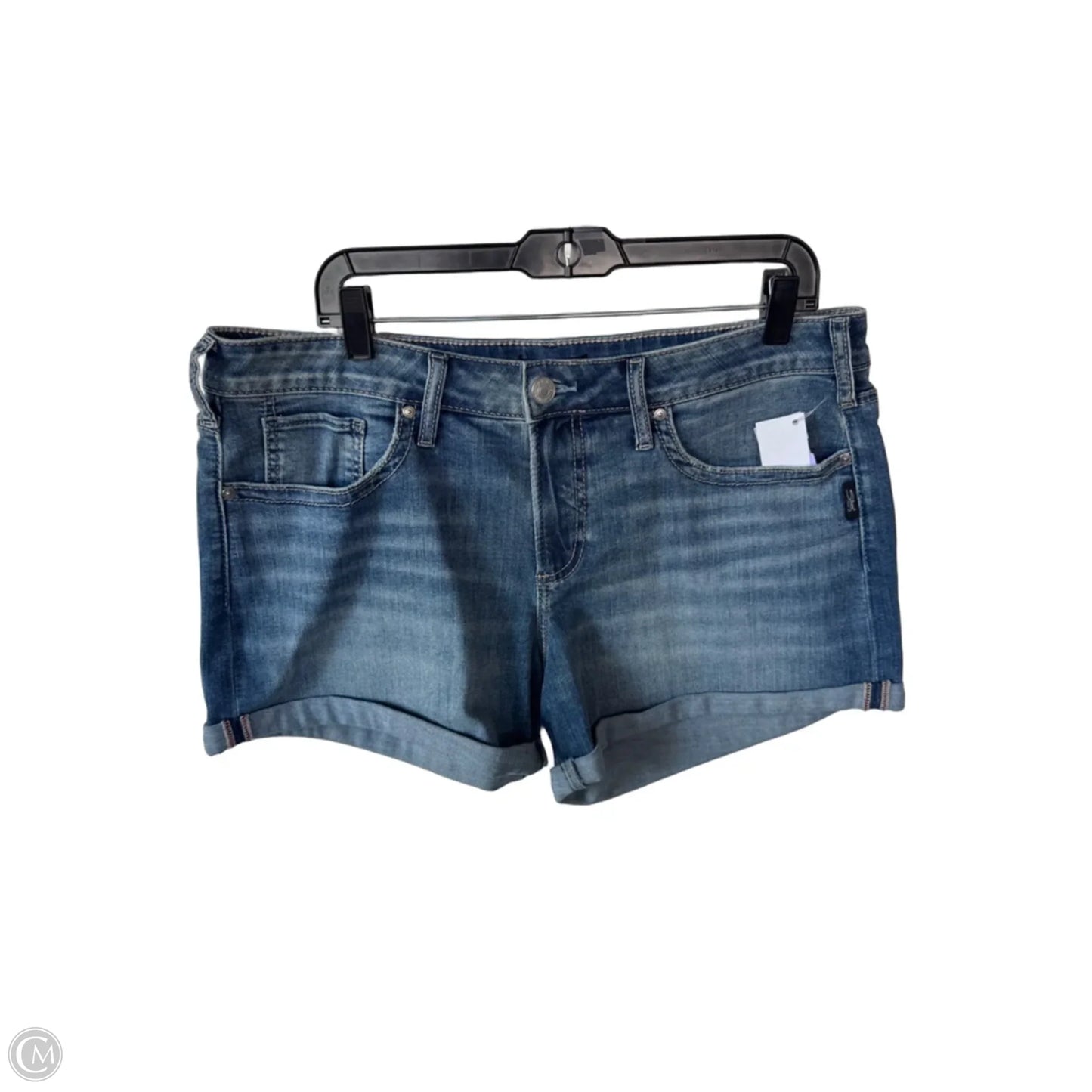 Shorts By Silver In Blue Denim, Size: 16