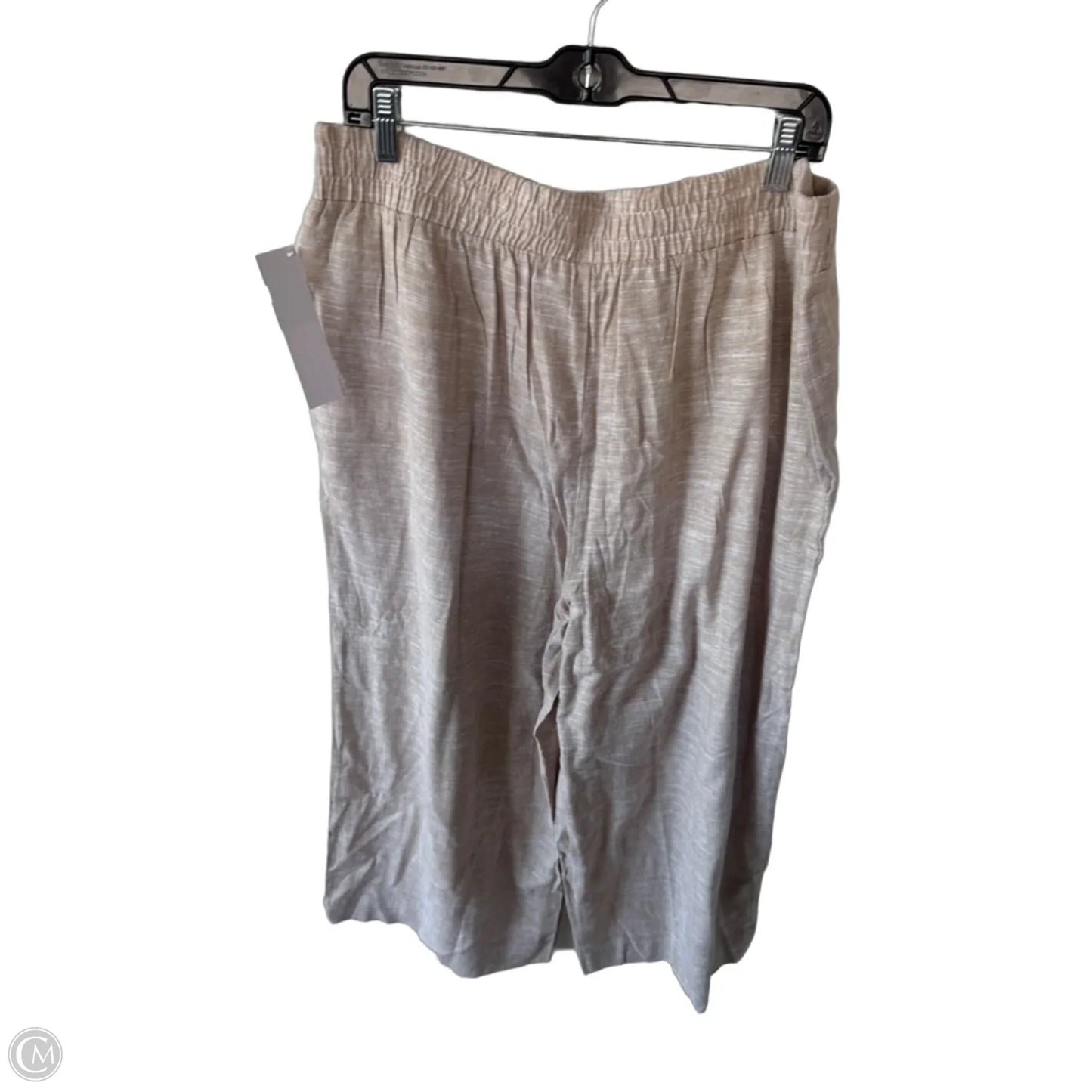 Pants Linen By Ella Moss In Tan, Size: 16