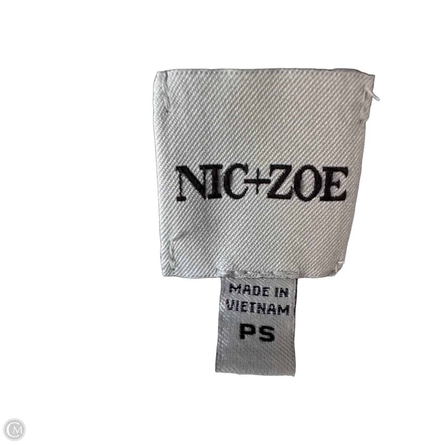 Sweater By Nic + Zoe In Blue & Tan, Size: Sp