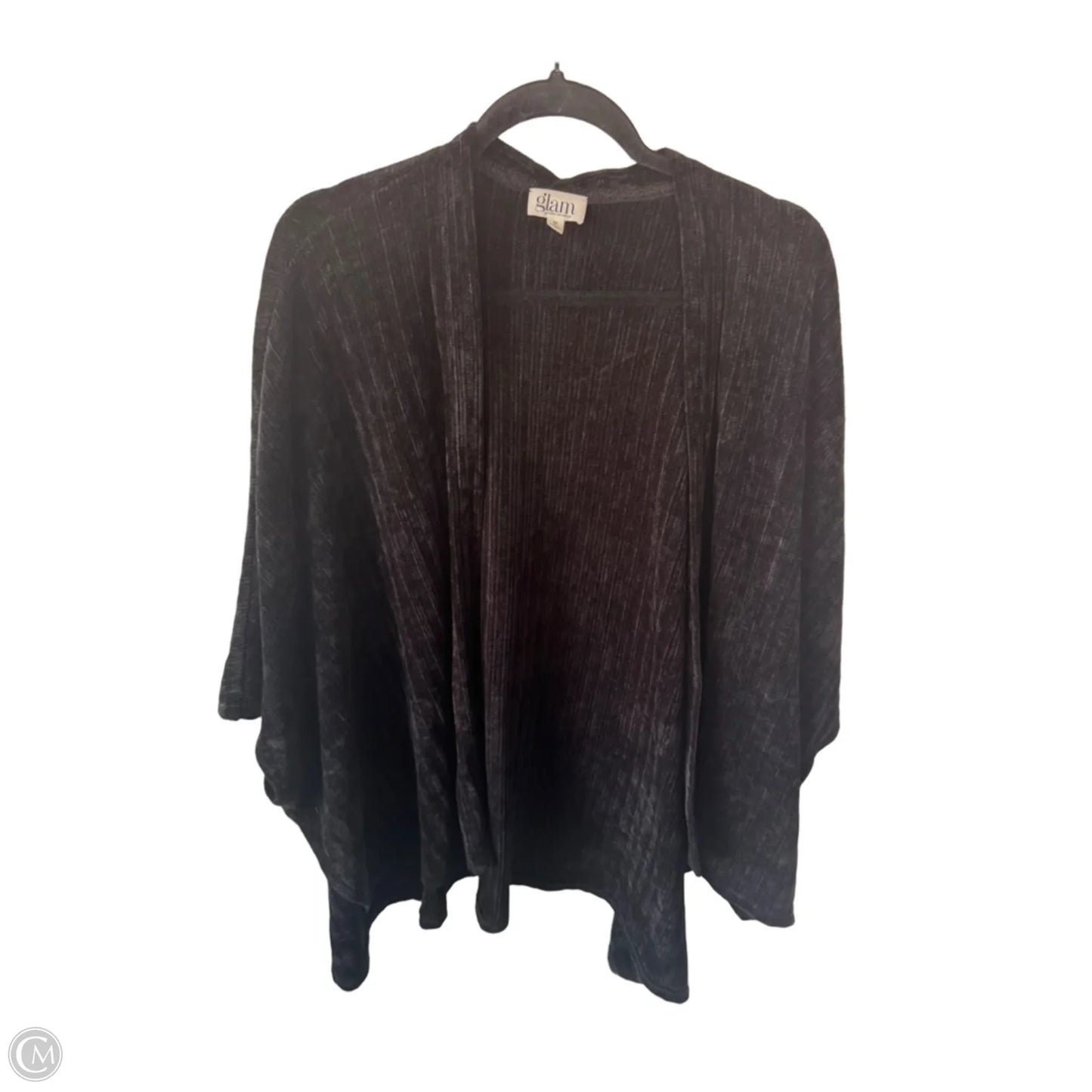 Sweater Cardigan By Glam In Black, Size: M
