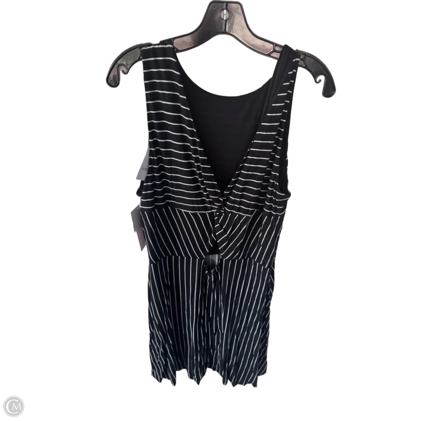 Dress Casual Short By Loft In Black & White, Size: Xl