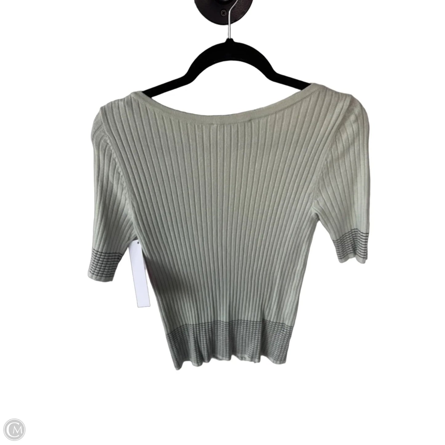 Sweater Short Sleeve By Ann Taylor In Green, Size: S