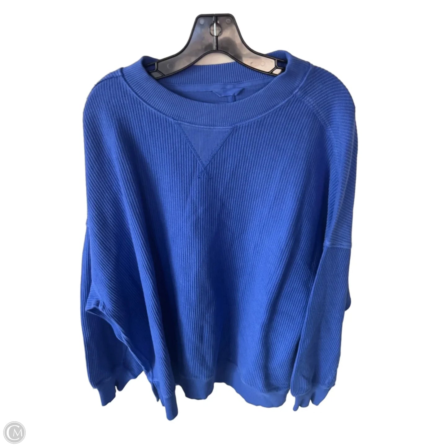 Sweatshirt Crewneck By Aerie In Blue, Size: L