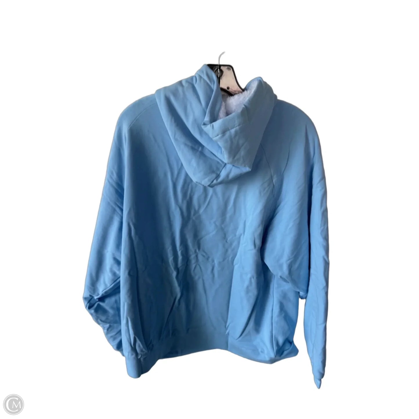 Sweatshirt Hoodie By Cmb In Blue & White, Size: M