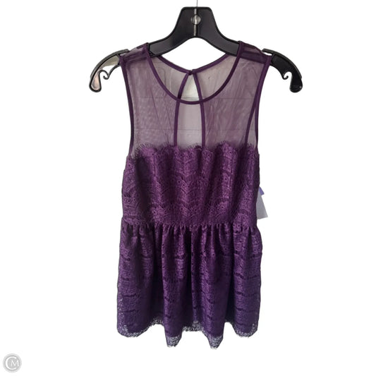 Dress Party Short By En Creme In Purple, Size: L