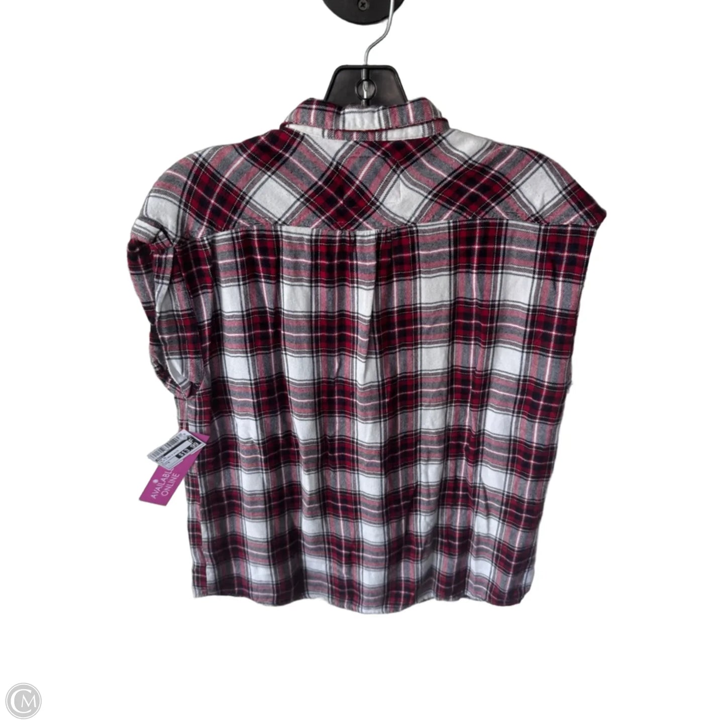 Top Short Sleeve By Rails In Blue & Red & White, Size: M