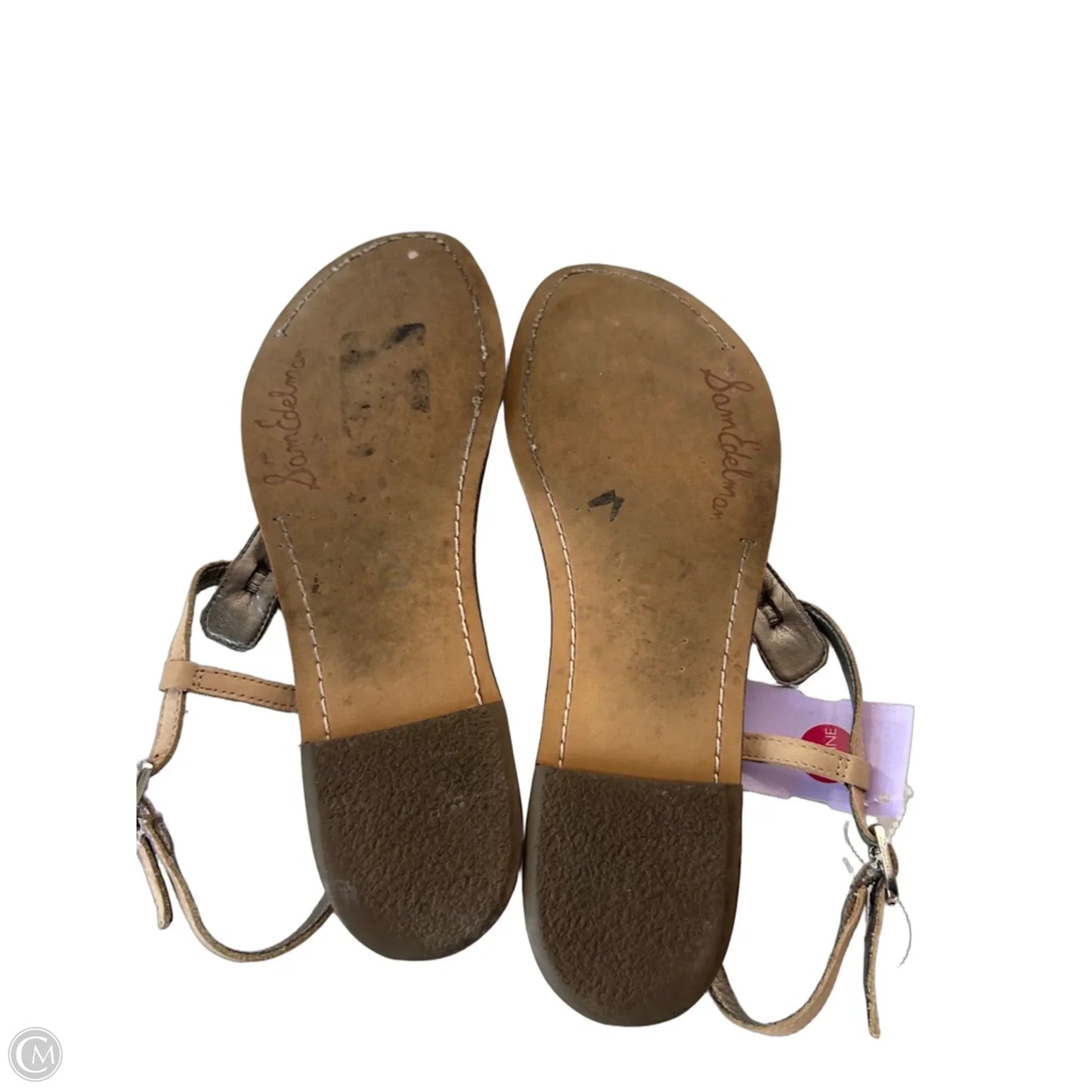 Sandals Flats By Sam Edelman In Bronze, Size: 9
