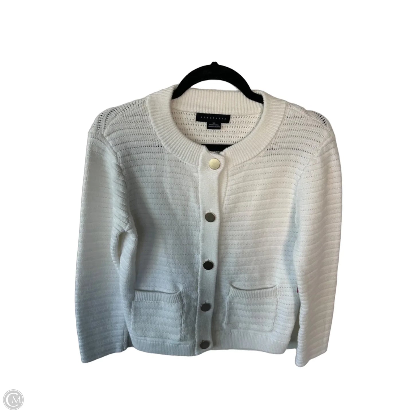 Sweater Cardigan By Sanctuary In White, Size: Xs
