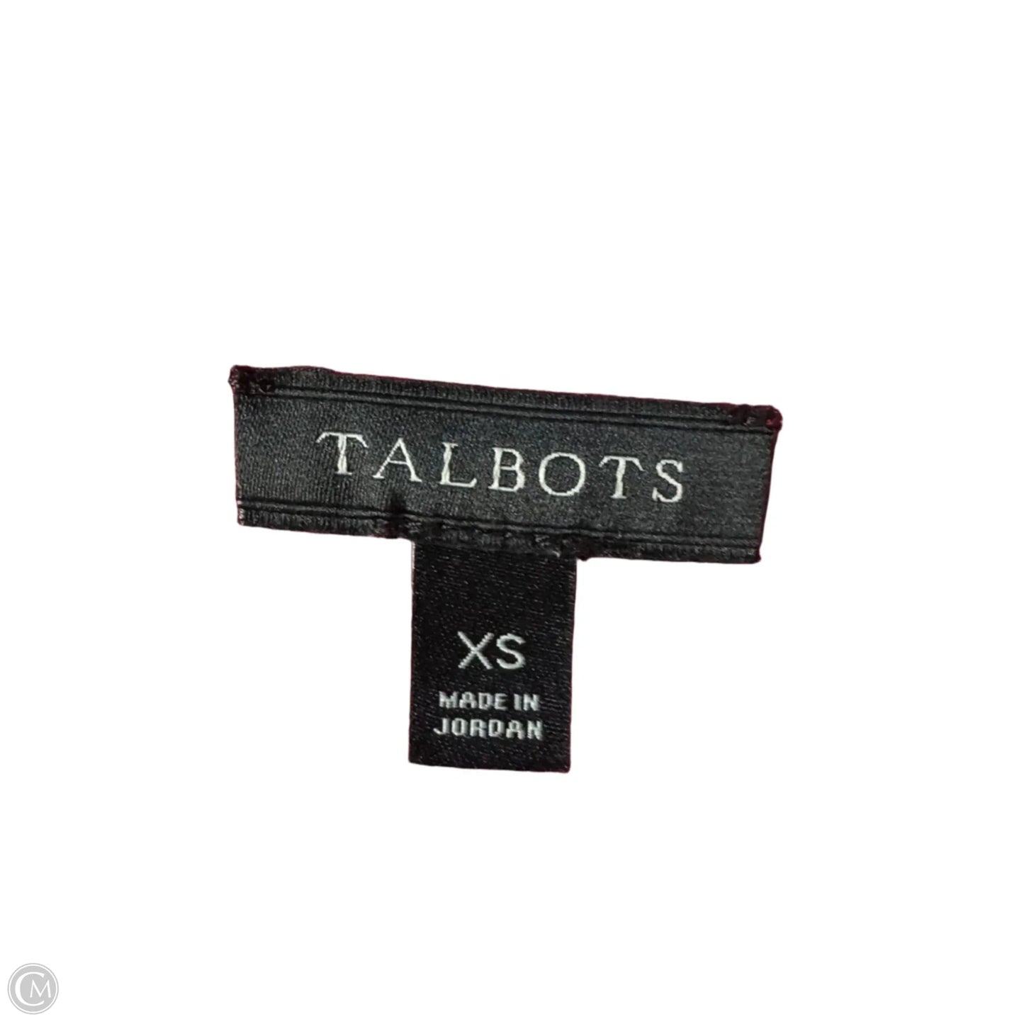 Sweater Short Sleeve By Talbots In Red, Size: Xs