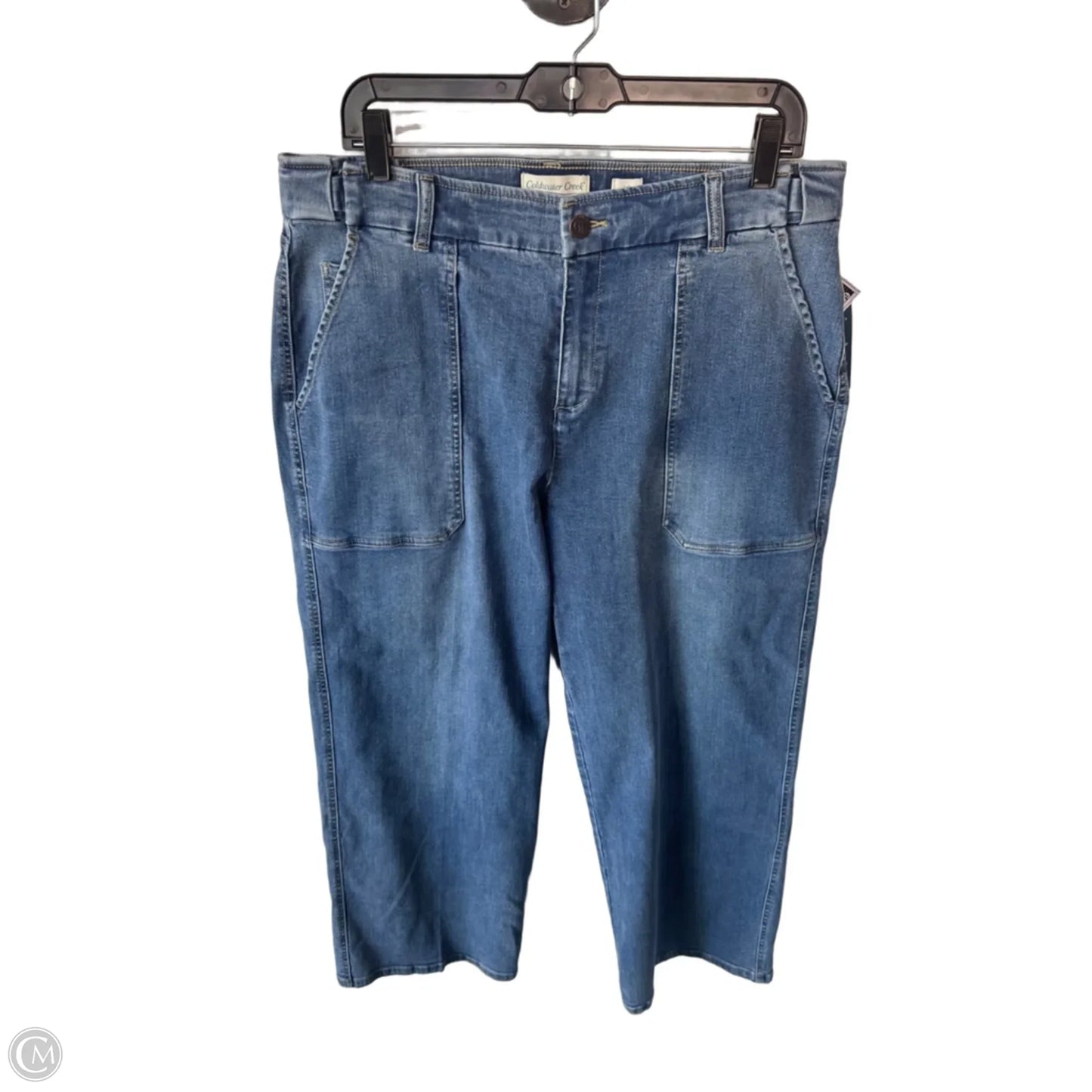 Jeans Straight By Coldwater Creek In Blue Denim, Size: 14p