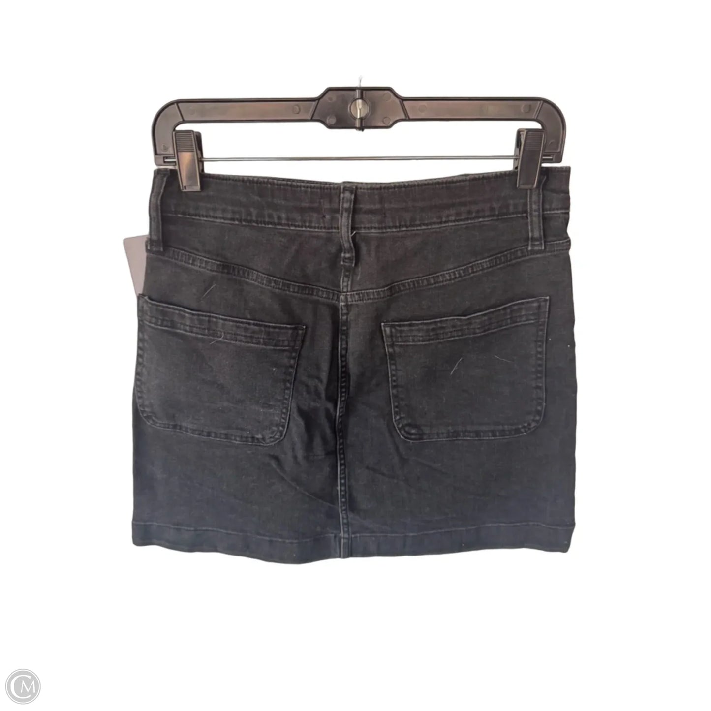 Skirt Mini & Short By Madewell In Black Denim, Size: 2