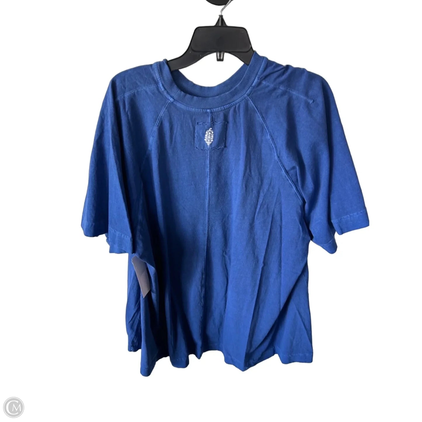 Top Short Sleeve By Free People In Blue, Size: Xl