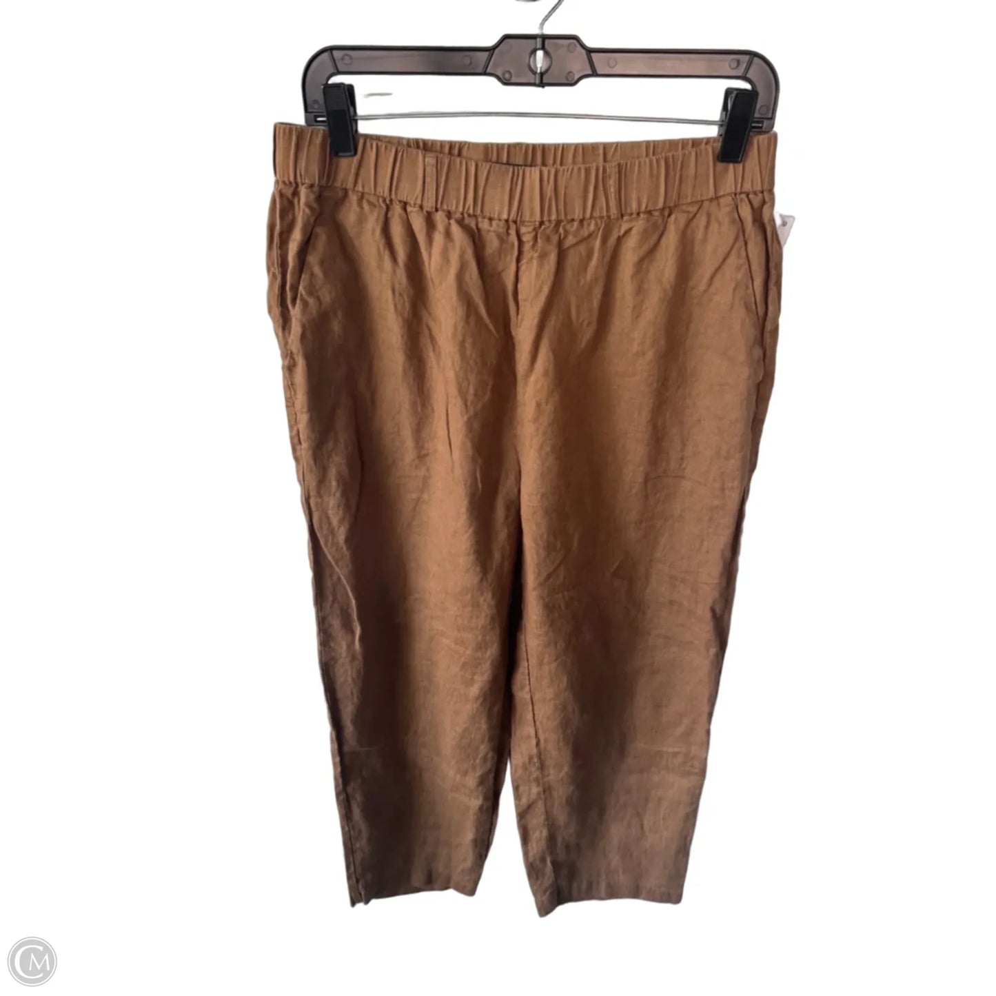 Pants Linen By Quince In Brown, Size: 8