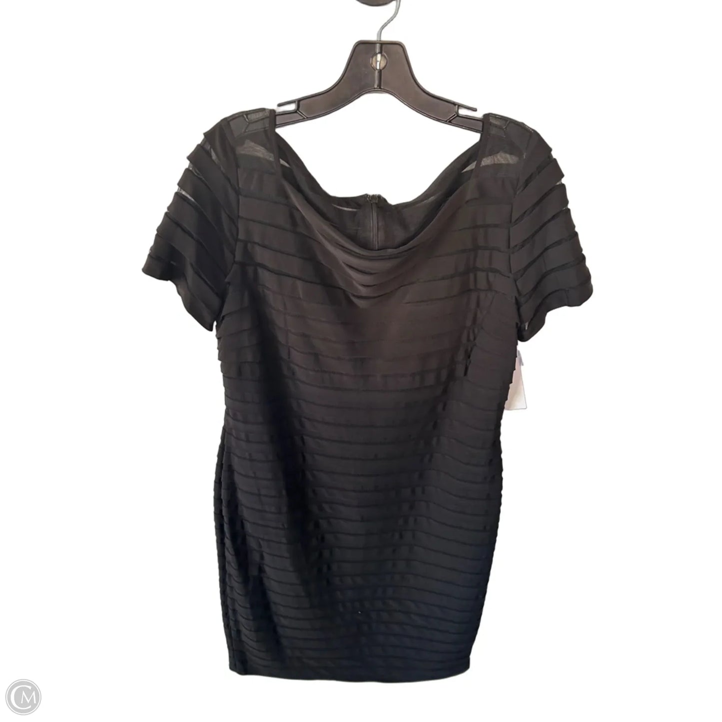 Dress Party Short By Adrianna Papell In Black, Size: L