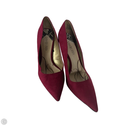 Shoes Heels Stiletto By Sam And Libby In Red, Size: 9.5
