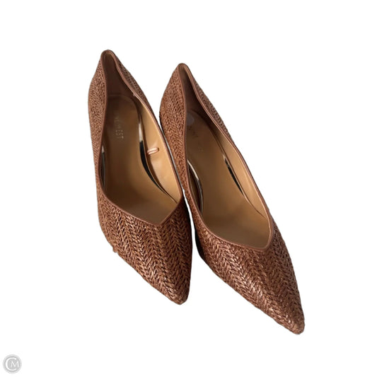 Shoes Heels Kitten By Nine West In Brown, Size: 10