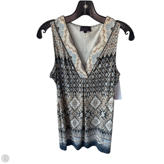 Dress Casual Short By Hale Bob In Grey & Tan, Size: M