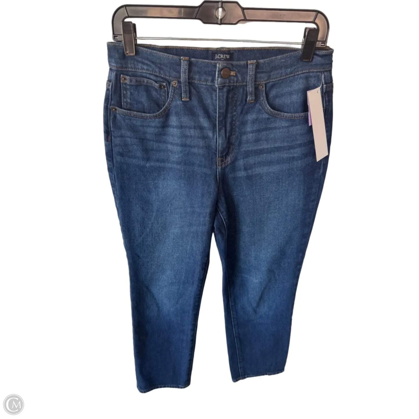 Jeans Straight By J. Crew In Blue Denim, Size: 6
