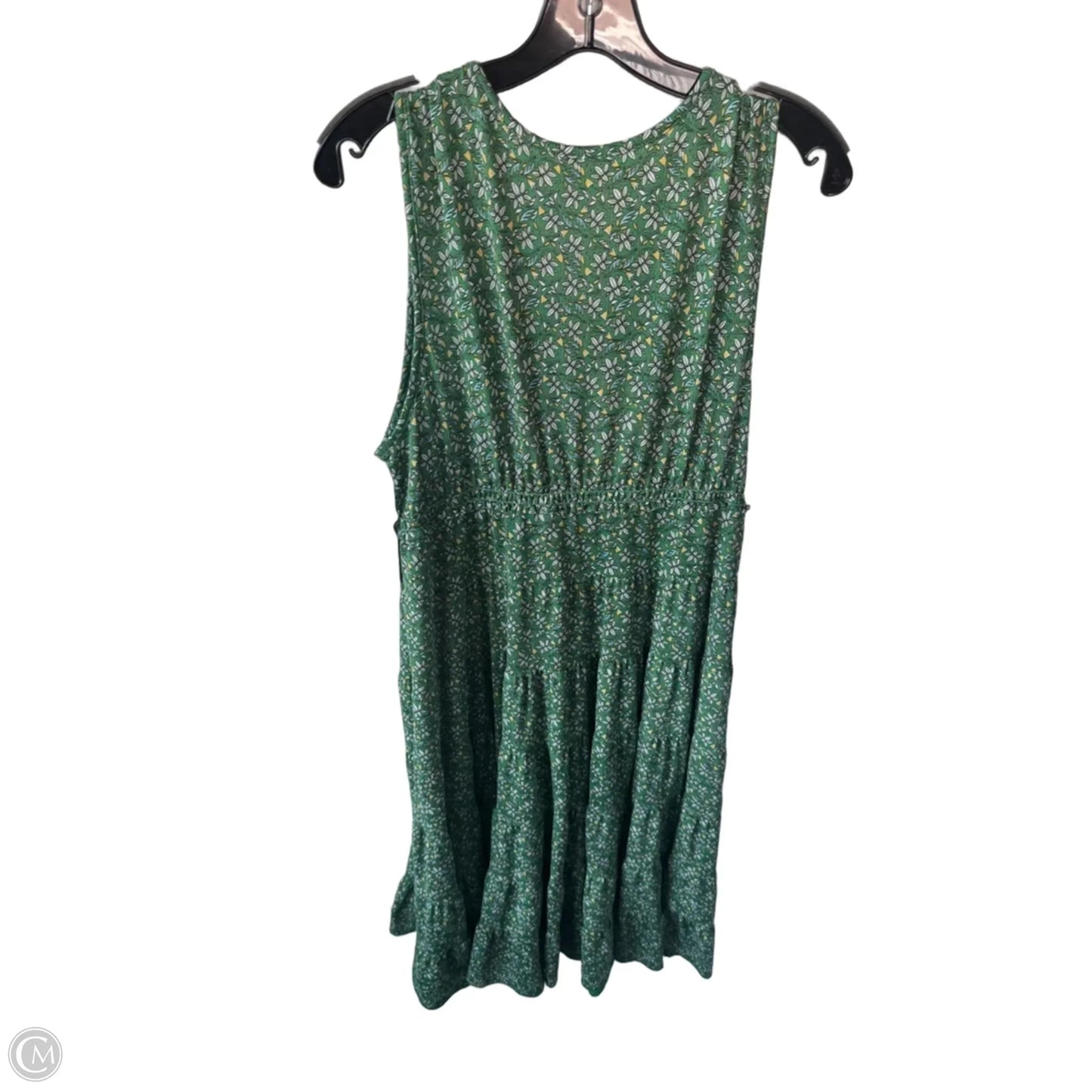 Dress Casual Maxi By Max Studio In Green & Yellow, Size: Xl