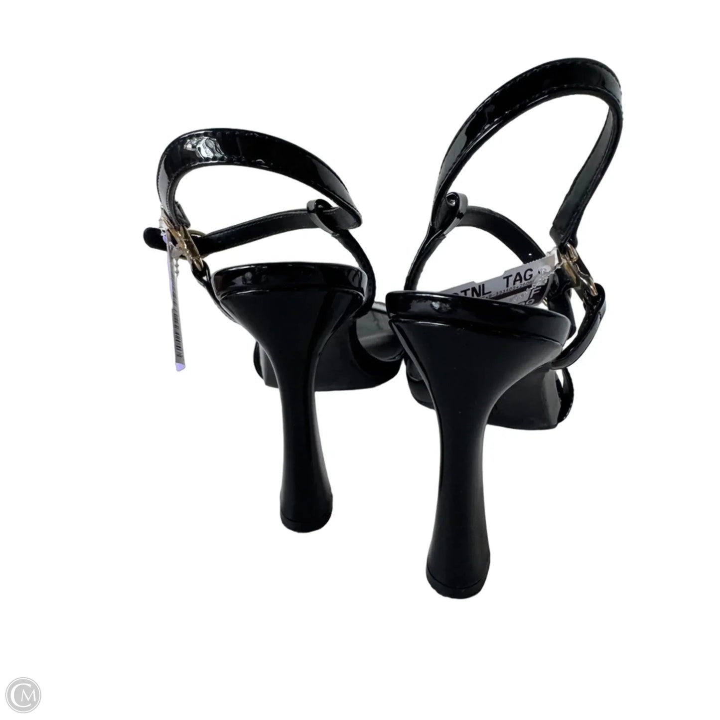 Sandals Designer By Karl Lagerfeld In Black, Size: 8