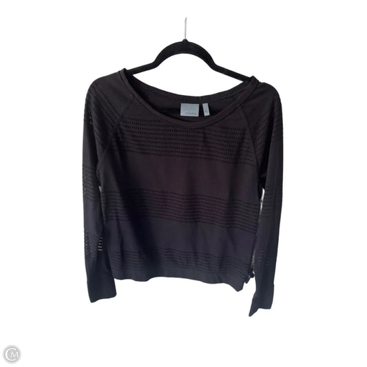 Athletic Top Long Sleeve Crewneck By Athleta In Black, Size: S