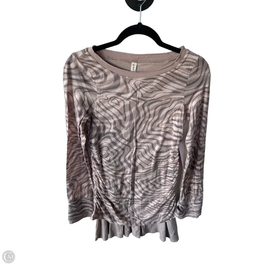 Dress Casual Short By Daily Practice By Anthropologie In Purple & Tan, Size: S