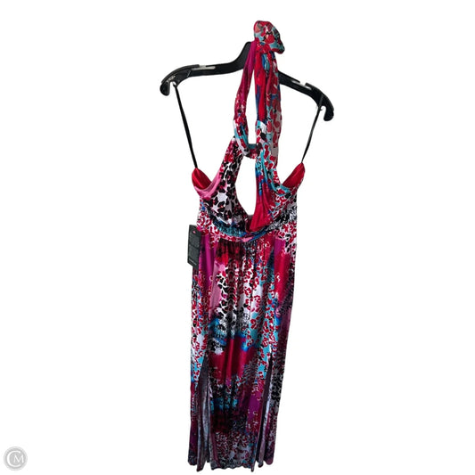 Dress Party Long By Bebe In Red & White, Size: Xs