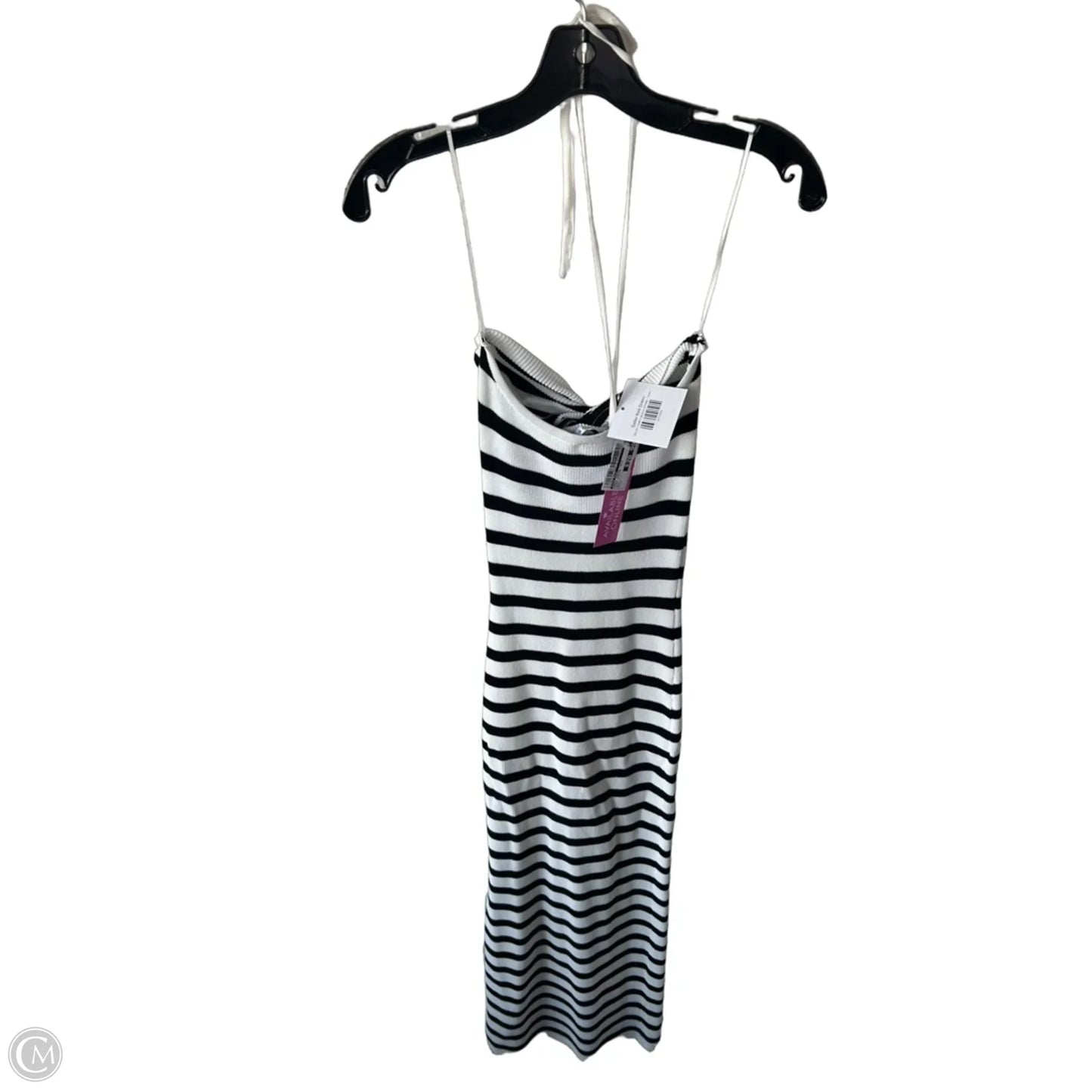 Dress Casual Maxi By Miou Muse In Black & White, Size: S