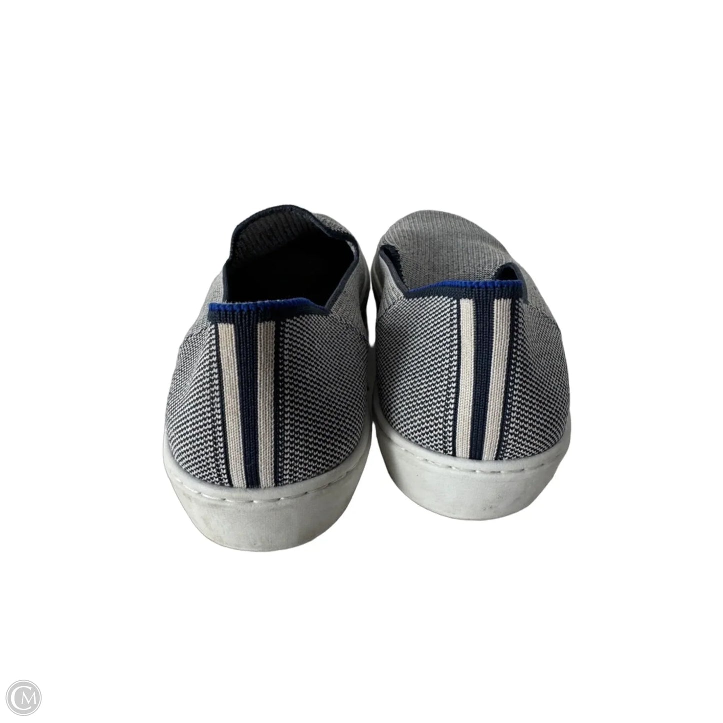 Shoes Flats By Rothys In Blue & White, Size: 8.5