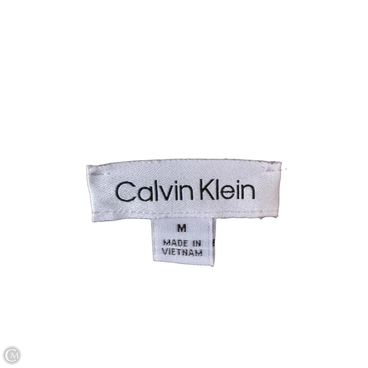 Top Short Sleeve By Calvin Klein In Purple, Size: M