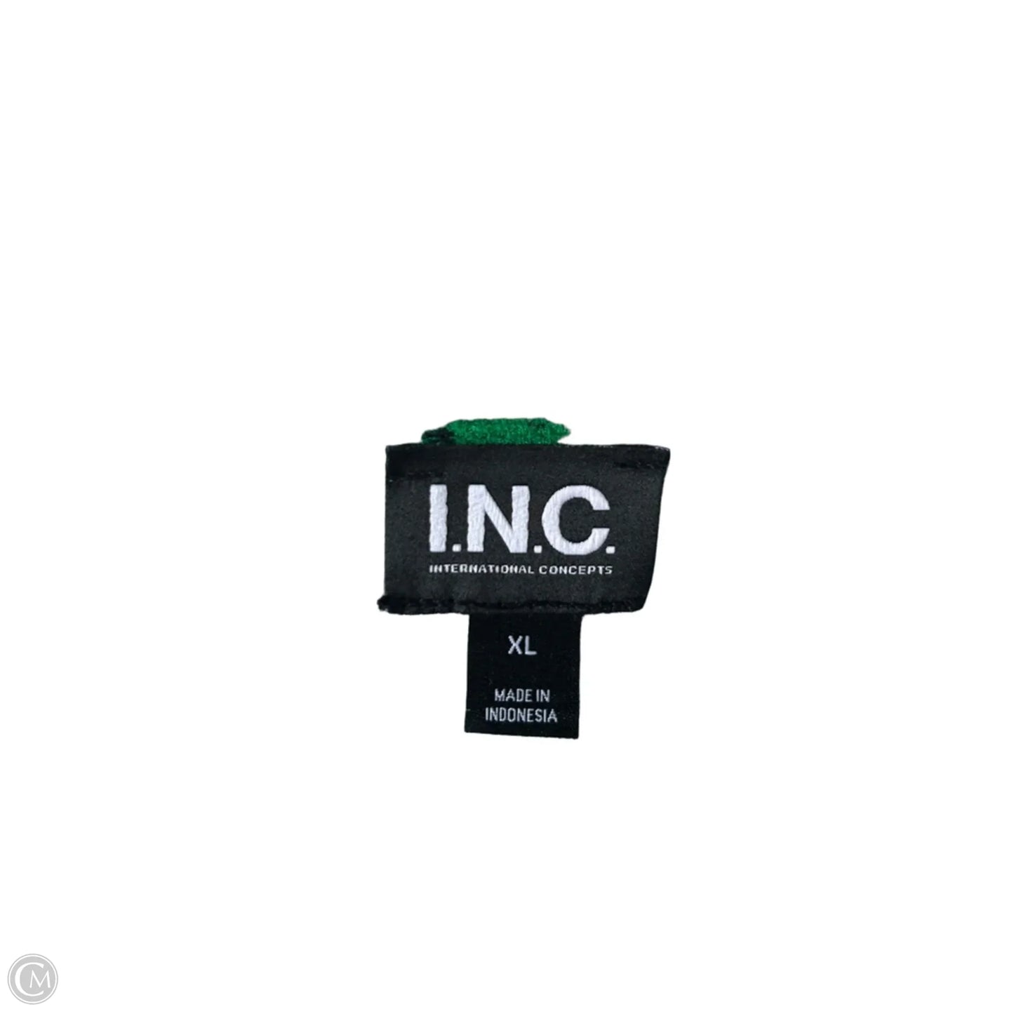 Top 3/4 Sleeve By Inc In Black & Green, Size: Xl