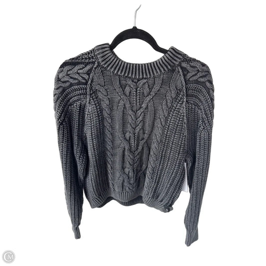 Sweater By Free People In Black & Grey, Size: Xs