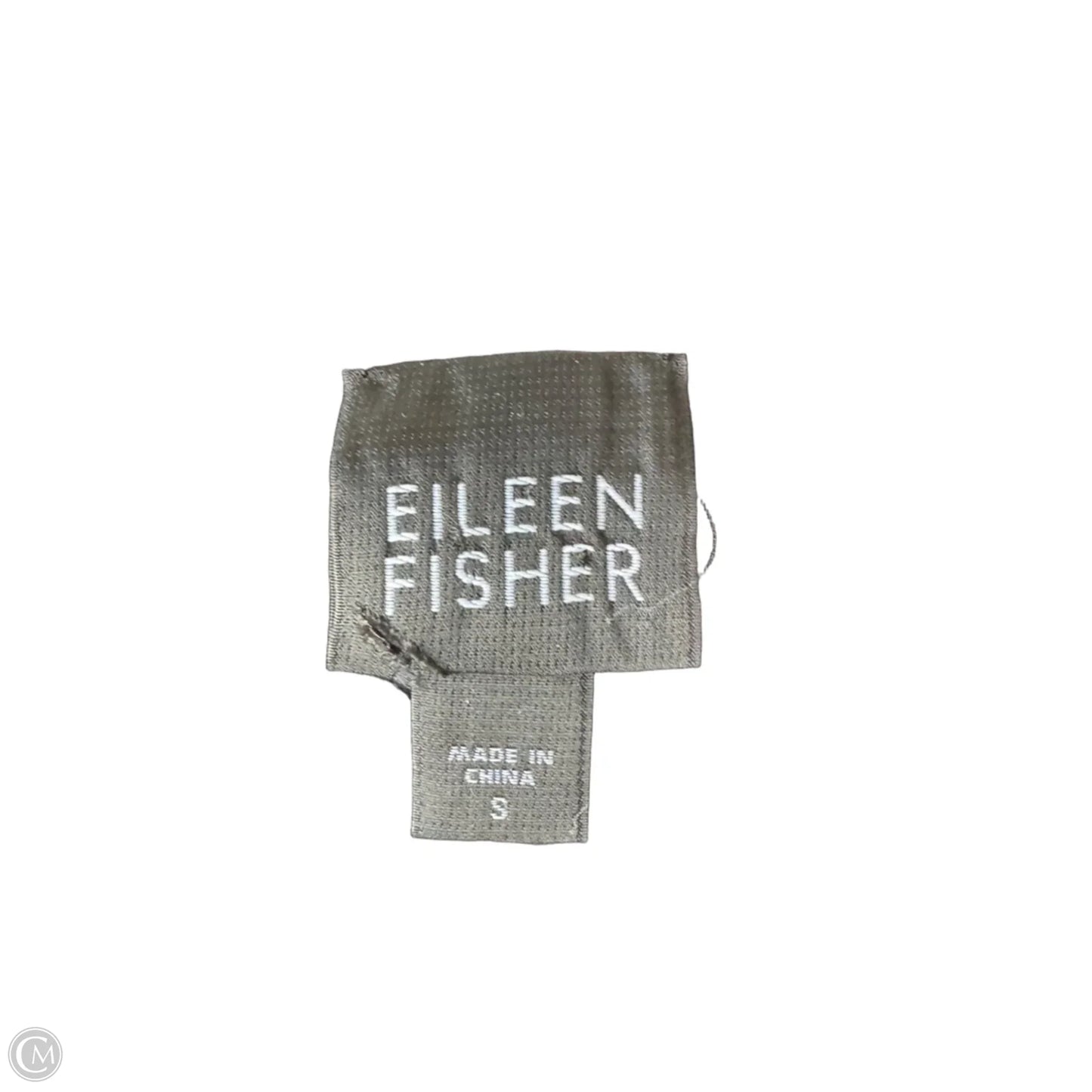Top Short Sleeve By Eileen Fisher In Black, Size: S