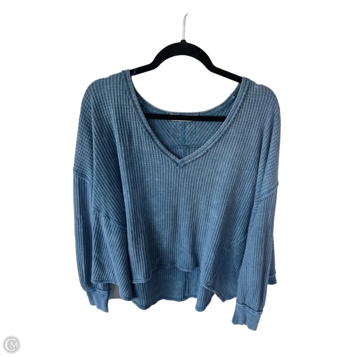 Top Long Sleeve By We The Free In Blue, Size: M