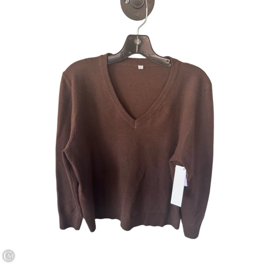 Sweater By Cme In Brown, Size: L