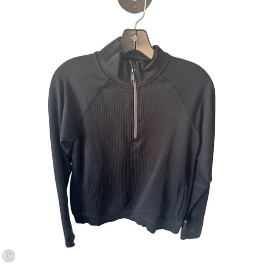 Athletic Sweatshirt Crewneck By Lululemon In Black, Size: M