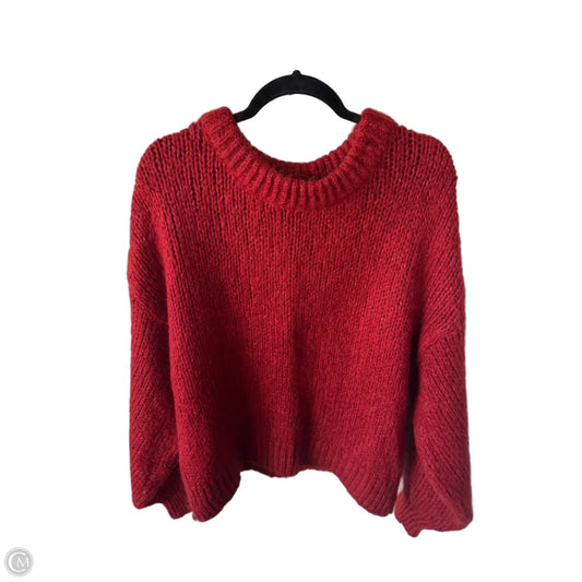 Sweater By Zara In Red, Size: M