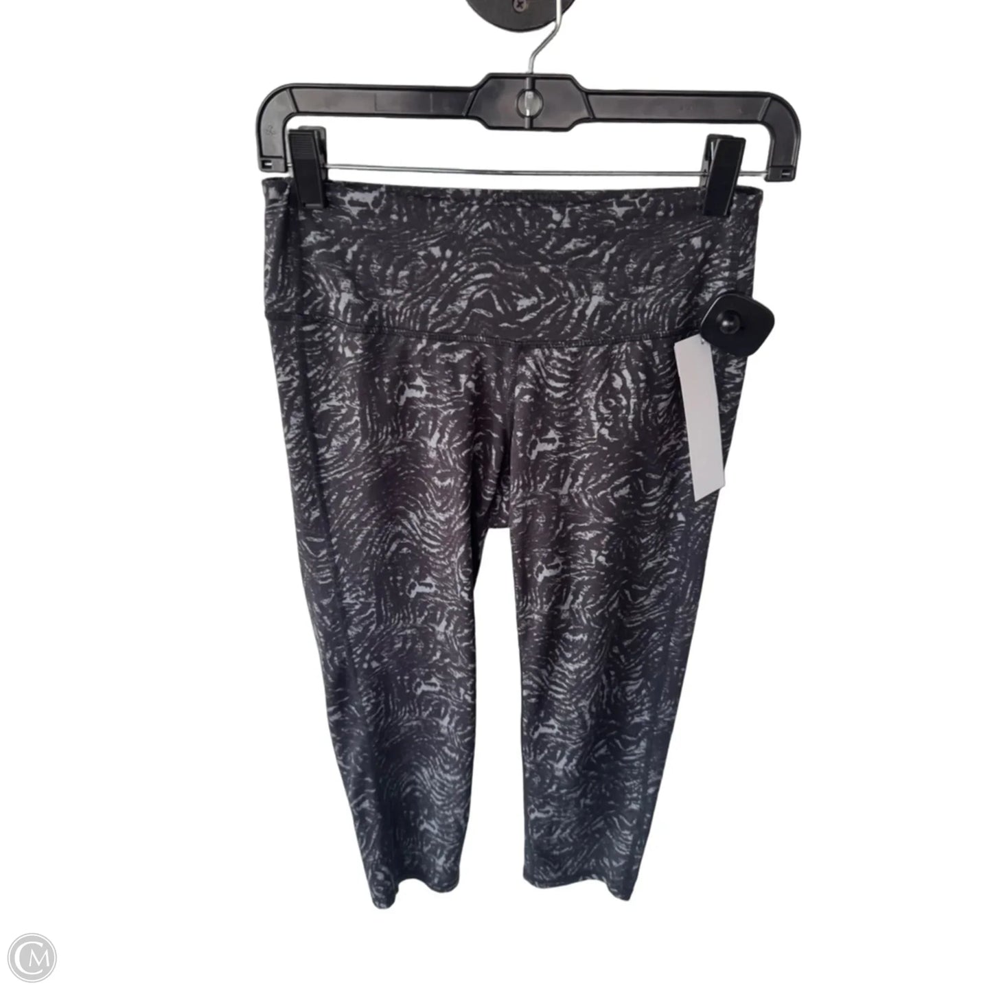 Athletic Leggings Capris By Athleta In Black & Grey, Size: 4