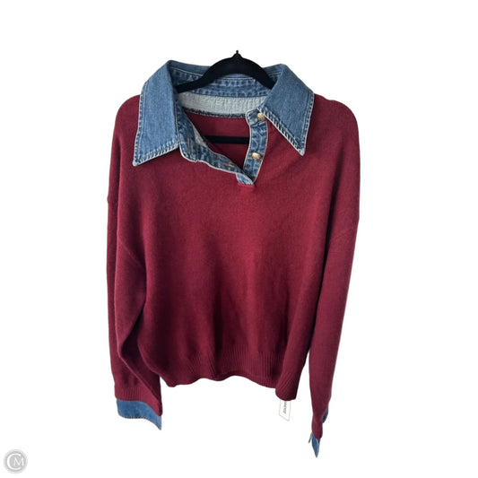 Sweater By Commense In Red, Size: L