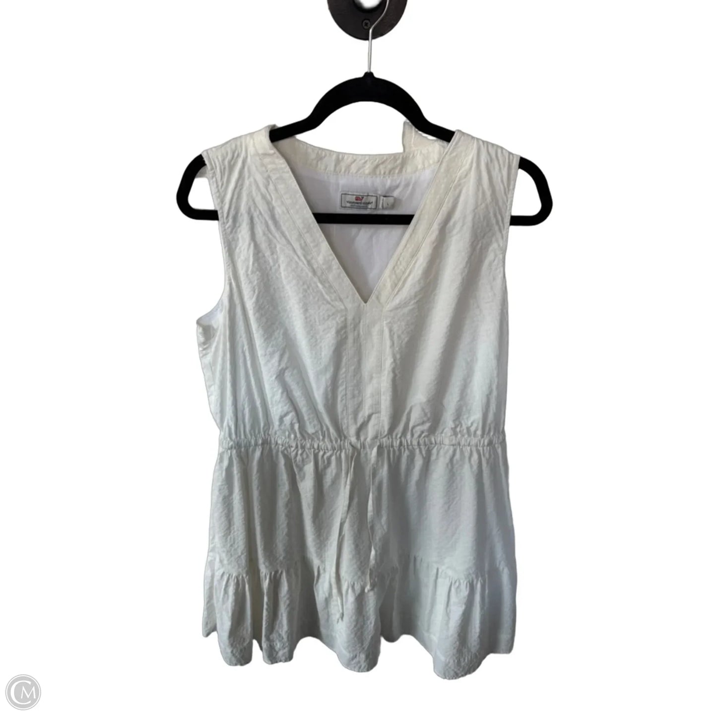 Dress Casual Short By Vineyard Vines In White, Size: L