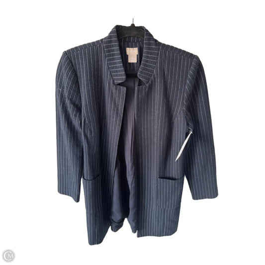 Blazer By Chicos In Blue & White, Size: S