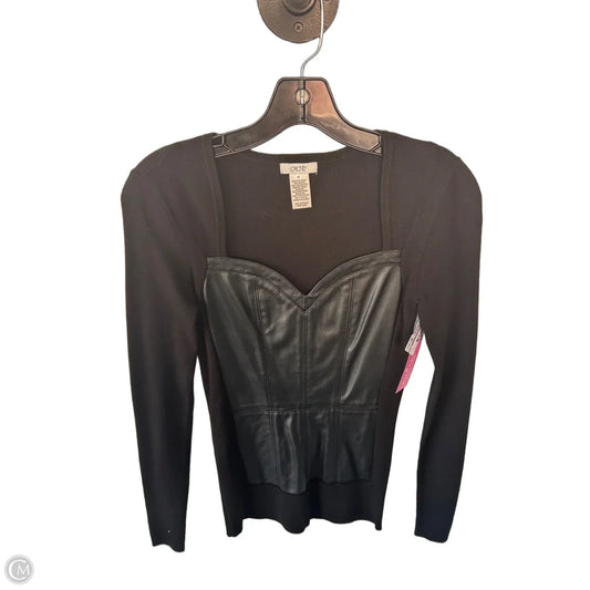 Sweater By Cache In Black, Size: Xs
