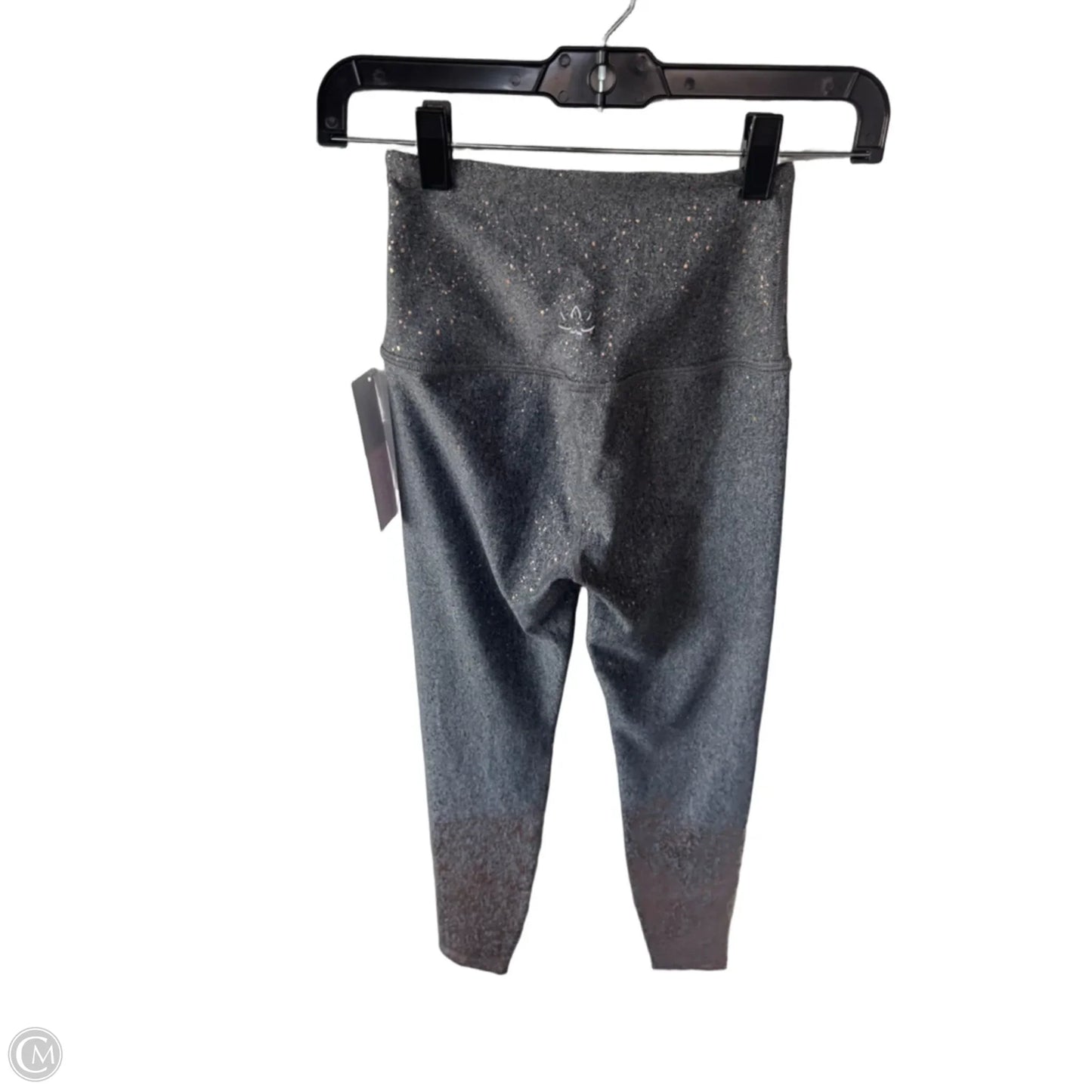 Athletic Leggings By Beyond Yoga In Gold & Grey, Size: S