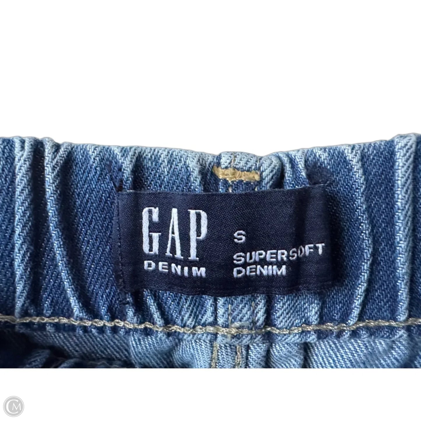 Jeans Wide Leg By Gap In Blue Denim, Size: 4