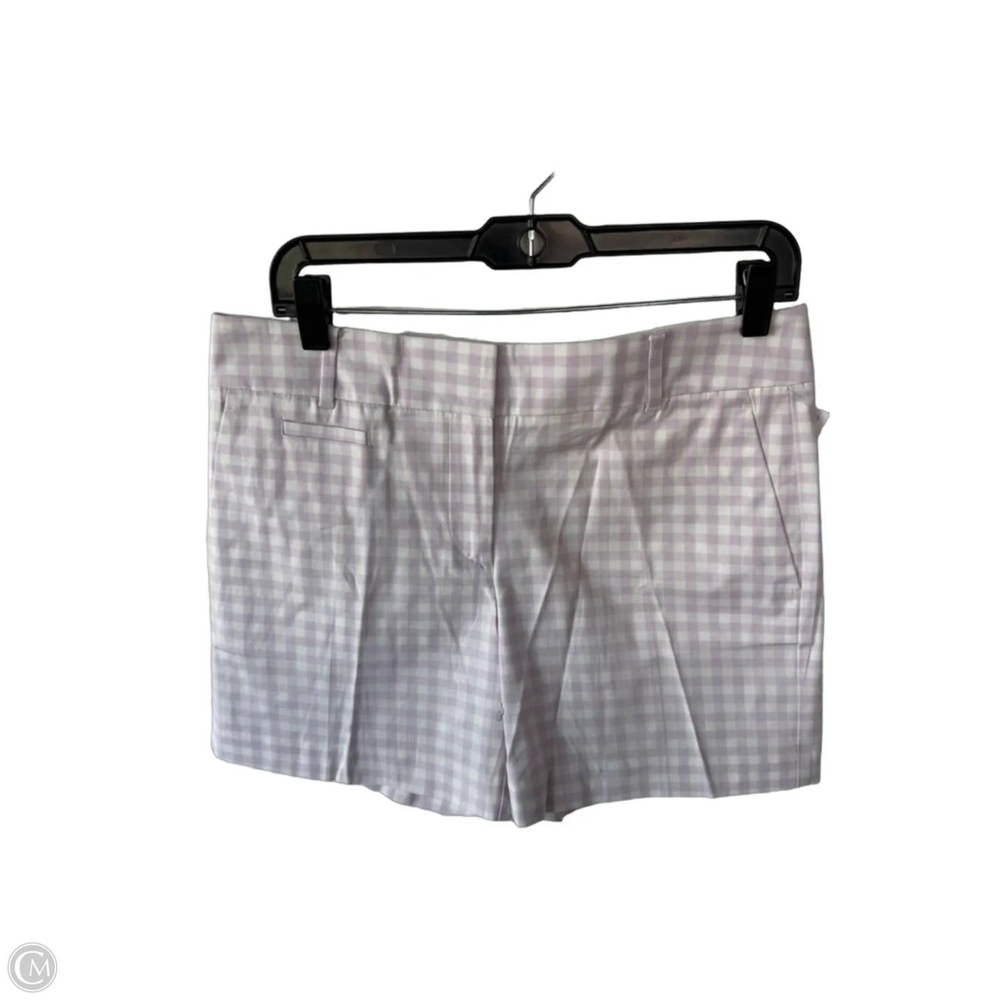 Shorts By Ann Taylor In Purple & White, Size: 6