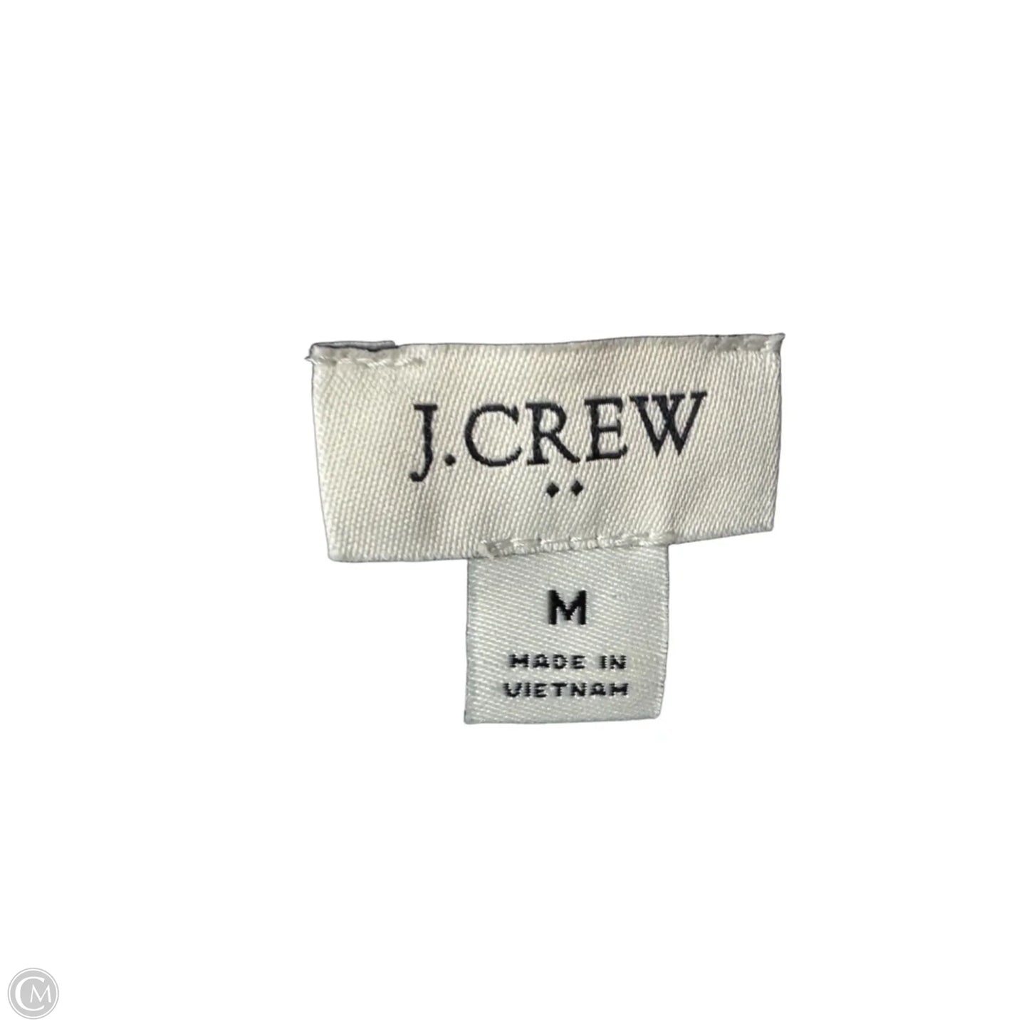 Sweatshirt Hoodie By J. Crew In Blue & White, Size: M