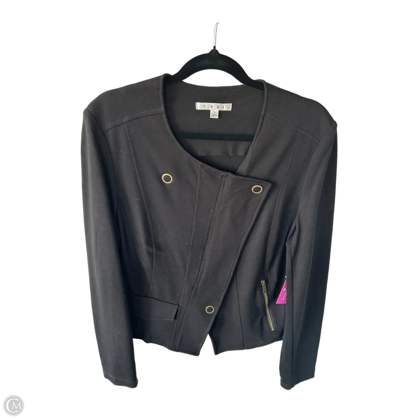 Blazer By Cabi In Black & Gold, Size: L