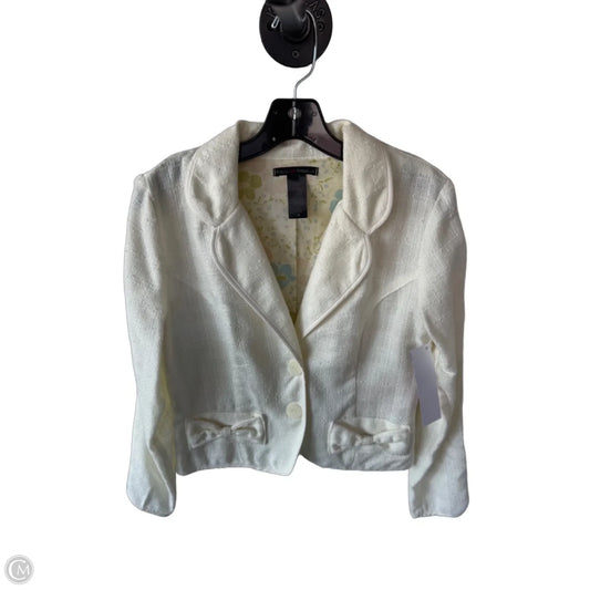 Blazer By Clothes Mentor In Cream, Size: M