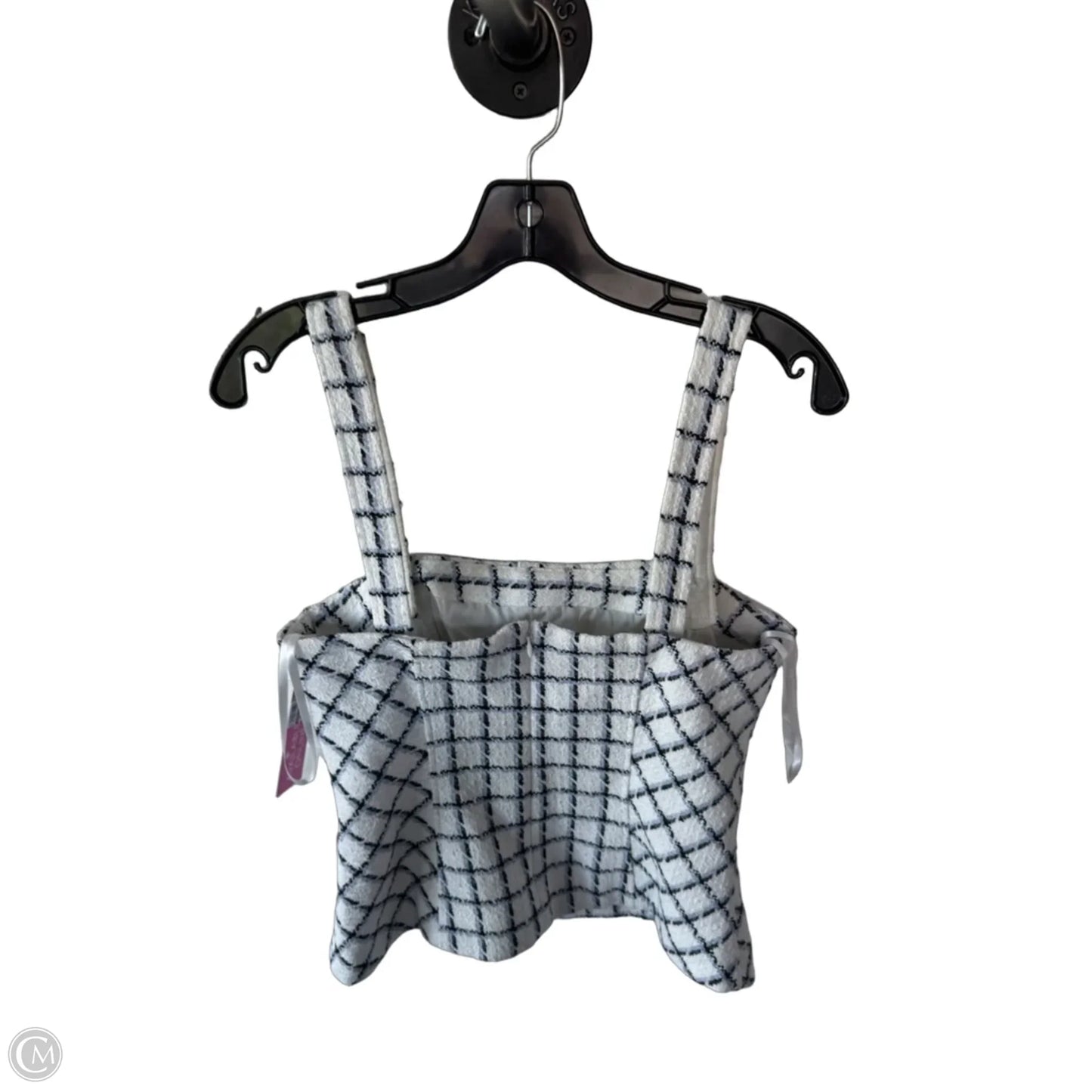 Top Sleeveless By White House Black Market In Blue & White, Size: S